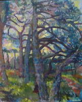 Pines and fears, 70 x 110, oil, 2012