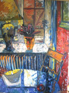 February morning, 90 x 110, oil on canvas, 2015