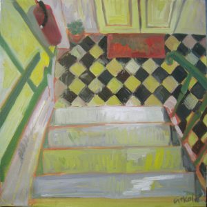 Getting lost, 40 x 40, oil on canvas, 2013