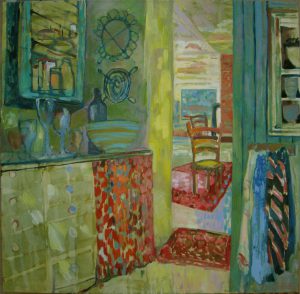 Kitchencorner, 100 x 100, oil on canvas, 2016