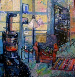 Winterlight, news year , 110 x 90, oil on canvas, 2016